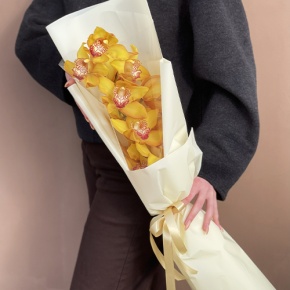 Букет из желтой орхидеи в Серпухове