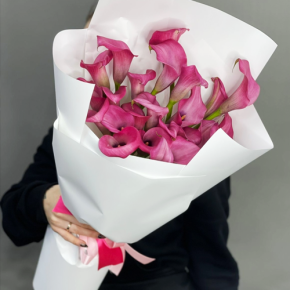 Монобукет из 21 каллы в Серпухове