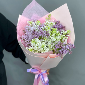 Букет из 11 веток сирени микс в Серпухове