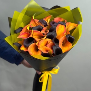 Букет "Карамель" из 29 калл в Серпухове