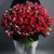 Букет из 51 кустовой рубиновой розы (50 см) в Серпухове Букет из 51 кустовой рубиновой розы (50 см) в Серпухове