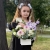Композиция с георгинами на 1 сентября в белом ящике в Серпухове Композиция с георгинами на 1 сентября в белом ящике в Серпухове