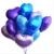 Сердце фиолетовое фольгированный шар с гелием (45 см) в Серпухове