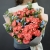Букет "Фортуна" из коралловых роз и оксипеталума в Серпухове Букет "Фортуна" из коралловых роз и оксипеталума в Серпухове
