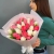 Букет из 25 кораллово-белых тюльпанов в Серпухове