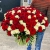Букет 151 роза красный и белый микс (60 см) в Серпухове Букет 151 роза красный и белый микс (60 см) в Серпухове