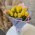 Букет из 15 жёлтых тюльпанов в Серпухове Букет из 15 жёлтых тюльпанов в Серпухове